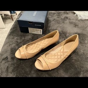Coke Haan Nude Wedges size 11B